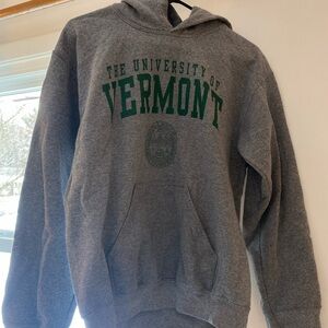 Gray University of Vermont Hoodie